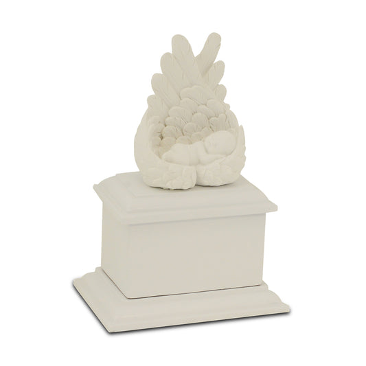 Heaven's Care White Infant Urn