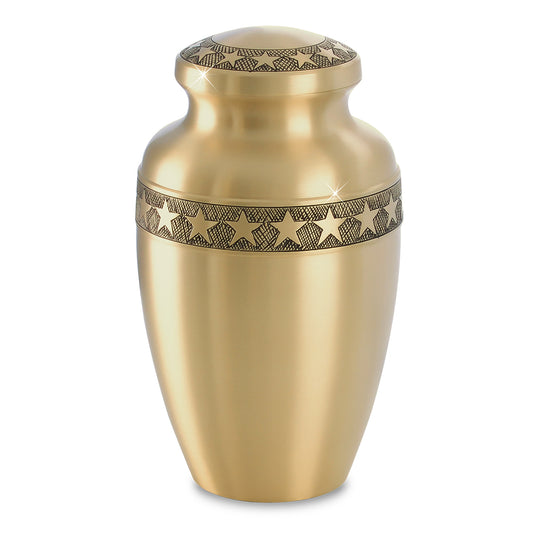 Star Bright Brass Urn
