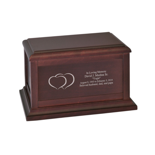 Twin Heart Urn