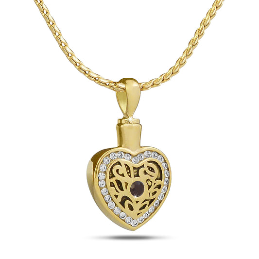 July w/ Ruby Gold Steel keepsake