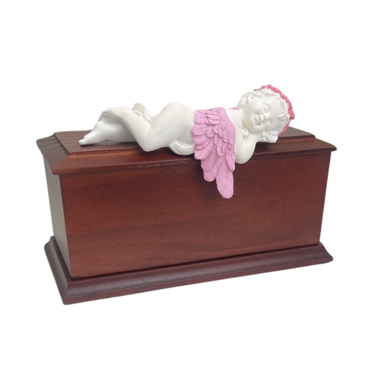 Pink Resting Angel Baby/ Infant Urn