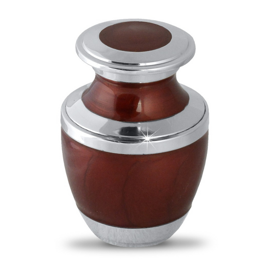 Red Plain Metal Keepsake